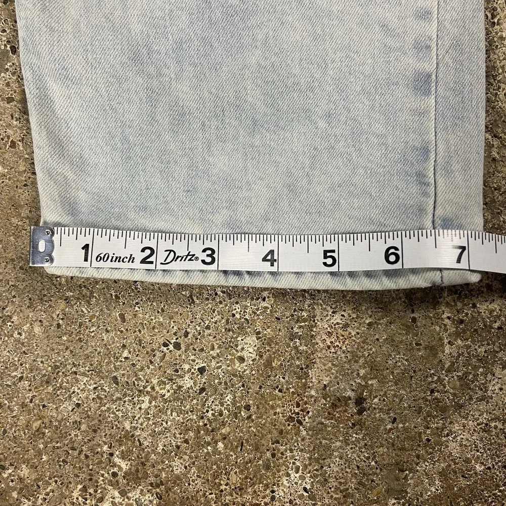 Levi's 502 Jeans Size 36x30 Blue Denim Light Wash Tapered Fit Casual
